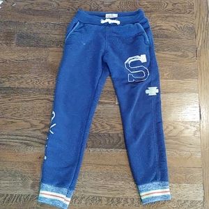 Great blue draw string pants, Scotch Shrunk